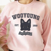 Cute KPOP Aniteez Graphic Print Sweatshirt